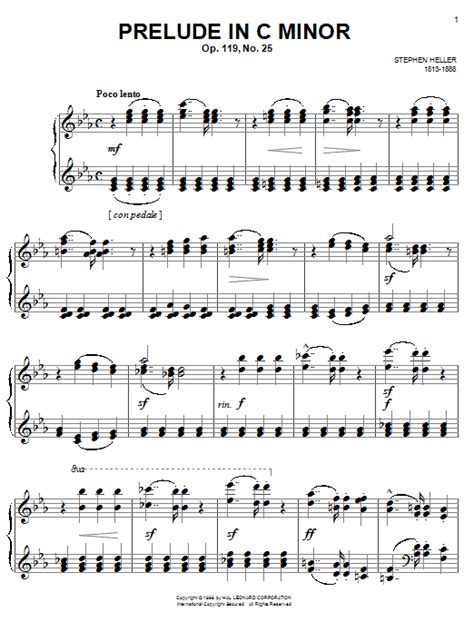 Prelude In C Minor, Op. 119, No. 25